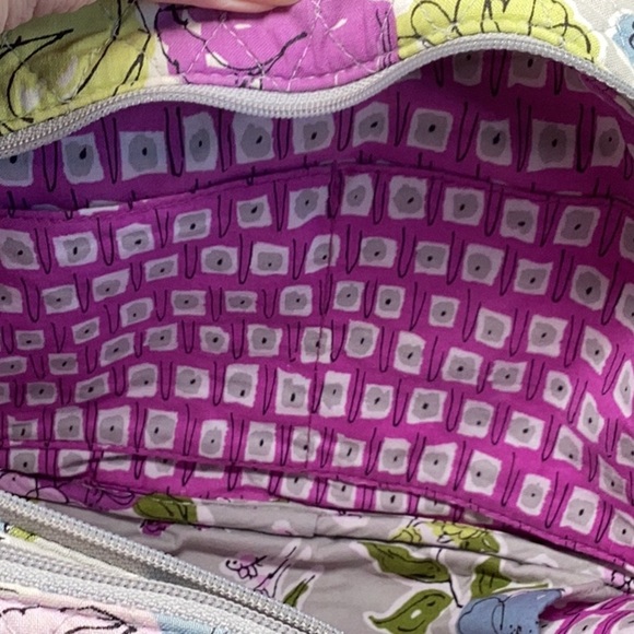 Vera Bradley Grey and Pink Small Tote - Picture 11 of 13